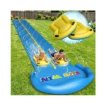 Evoio Water Slide, 32.8ft Inflatable Splash Water Slip With 2