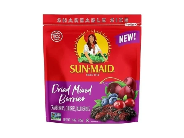 Sun-maid Dried Mixed Berries - 15 Oz Resealable Bag -