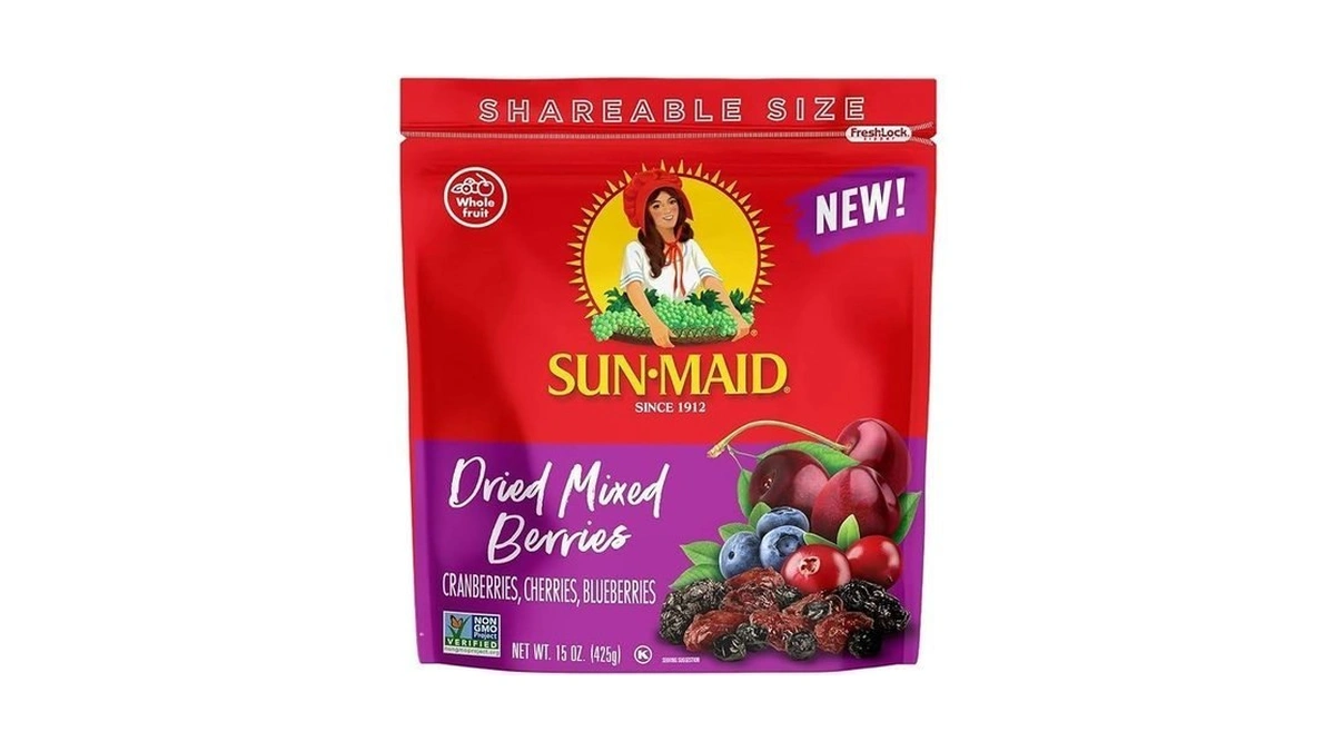 Sun-maid Dried Mixed Berries - 15 Oz Resealable Bag -