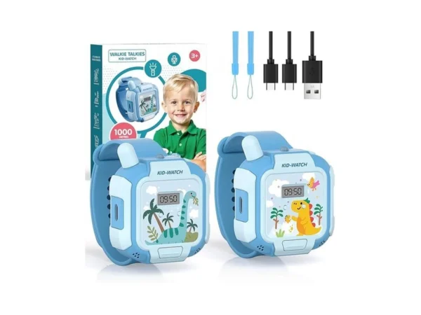 Rechargeable Walkie Talkies Toys For Kids, Hands-free Walkie Talkie Watch