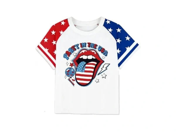 Kids American Flag Shirt Boys Girls 250 Anniversary Usa Shirts