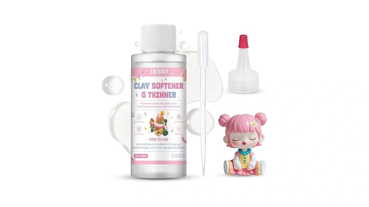 Jaojao Clay Softener, Polymer Clay Softener Effective Softening Prevents Cracking