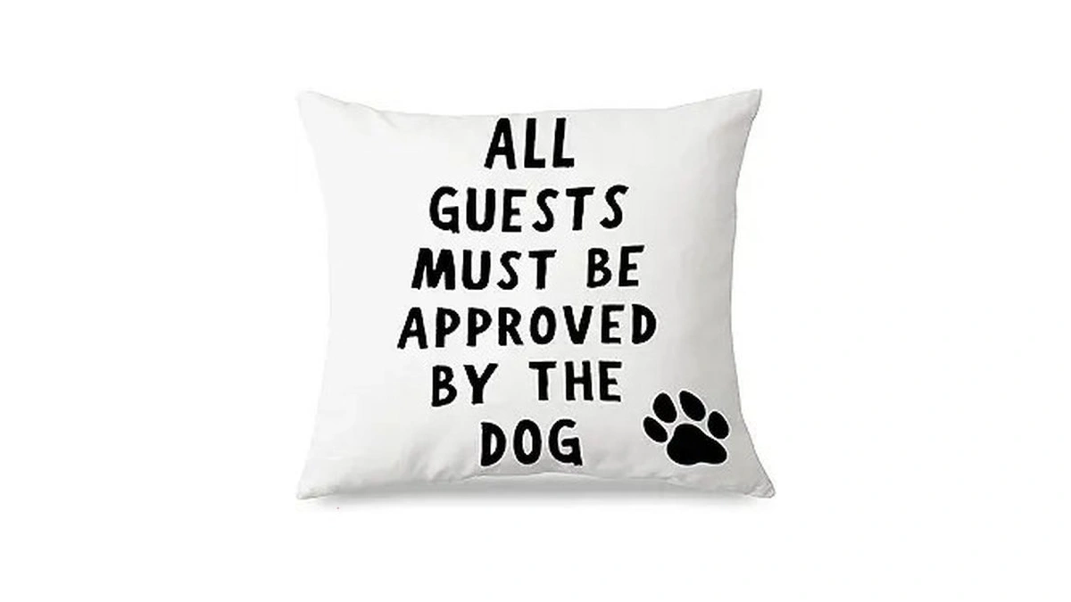 Exqcom Funny Dog Pillow Covers 18x18, Dog Mom Lovers Owners