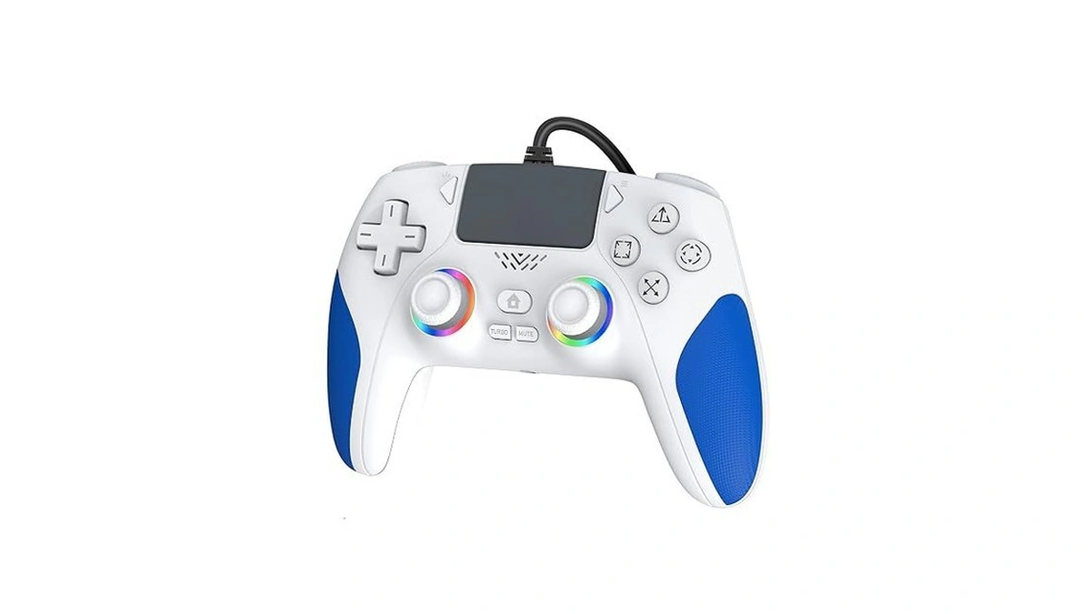 Iwgame Rgb Wired Controller For Ps-5/pc, Gaming Controller Support Programmable/remap