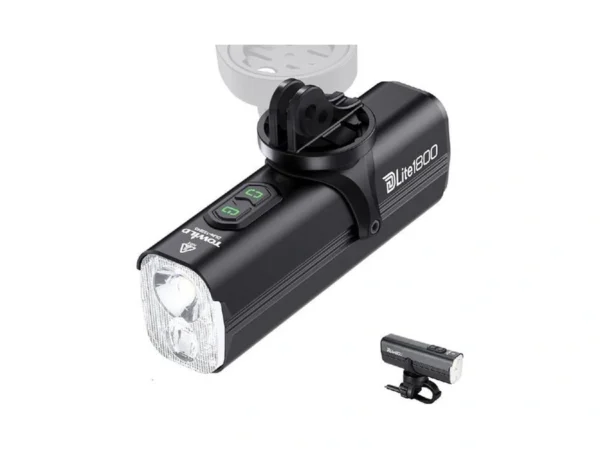 Towild Dlite1800 Bike Lights For Night Riding,1800lm Dual Light Source