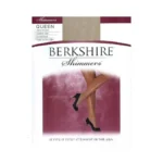 Berkshire Women's Plus-size Queen Shimmers Ultra Sheer Control Top Pantyhose
