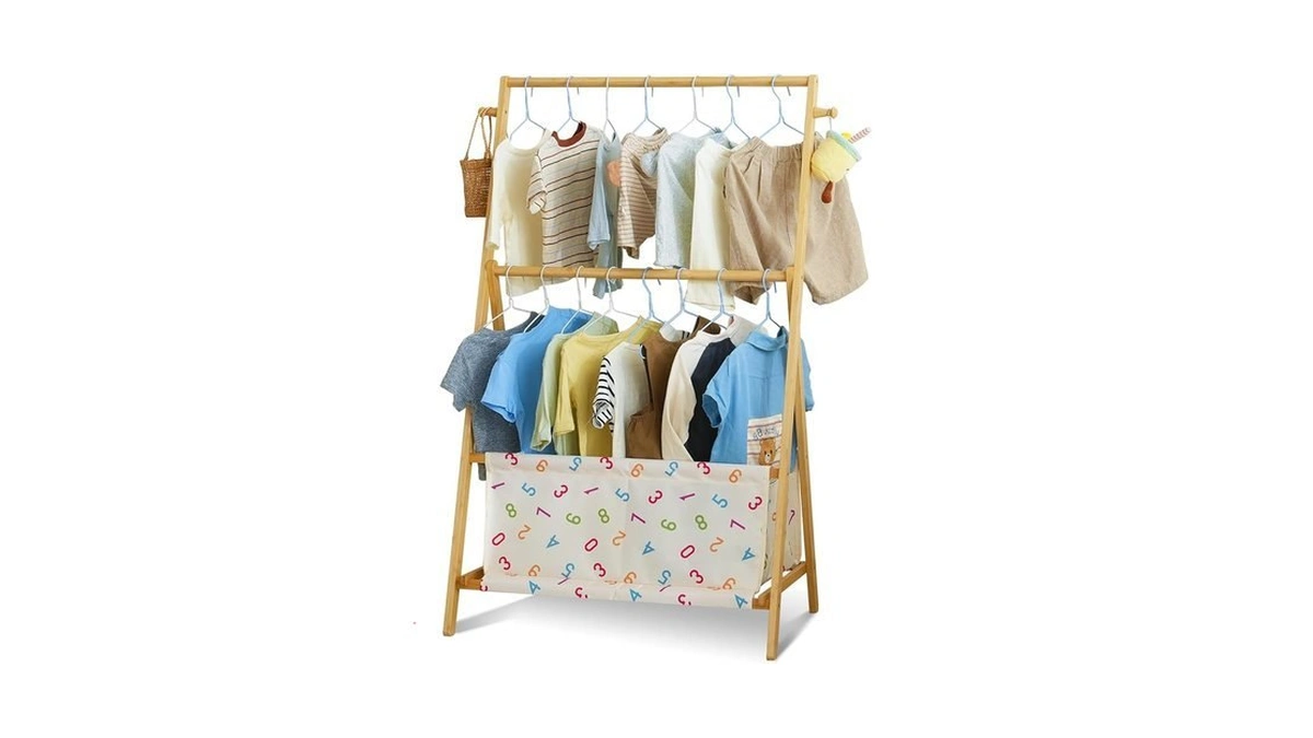 Baveke Kids Clothing Rrack- Kids Dress Up Rack For Little
