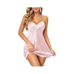 Etosell Satin Nightgowns For Women Silk Short Slip Dress Babydoll
