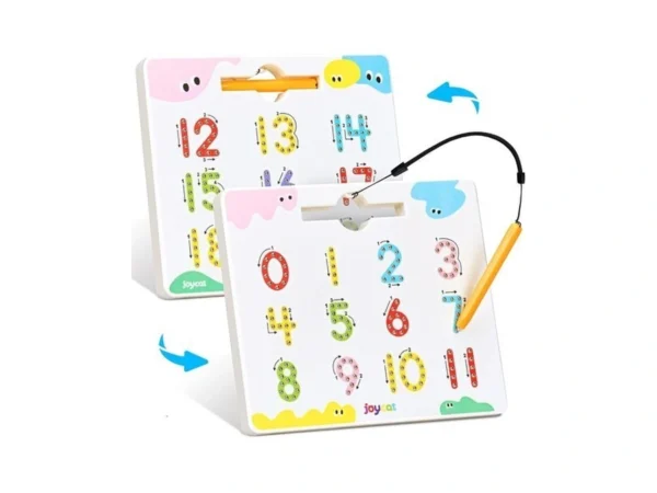 Joycat Double-sided Magnetic Number Tracing Board - 2-in-1 Numbers 1-20