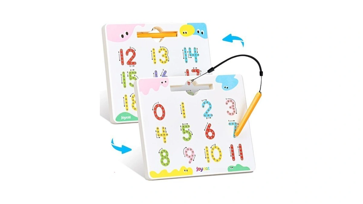 Joycat Double-sided Magnetic Number Tracing Board - 2-in-1 Numbers 1-20