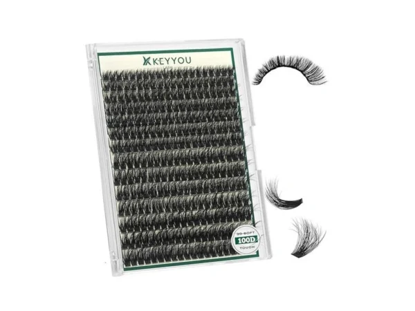 Keyyou 100d Lash Clusters 3d Eyelash Clusters 280pcs Individual Lashes