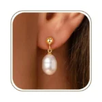 Ritach Pearl Earrings For Women - Pearls Drop Earrings Pearls