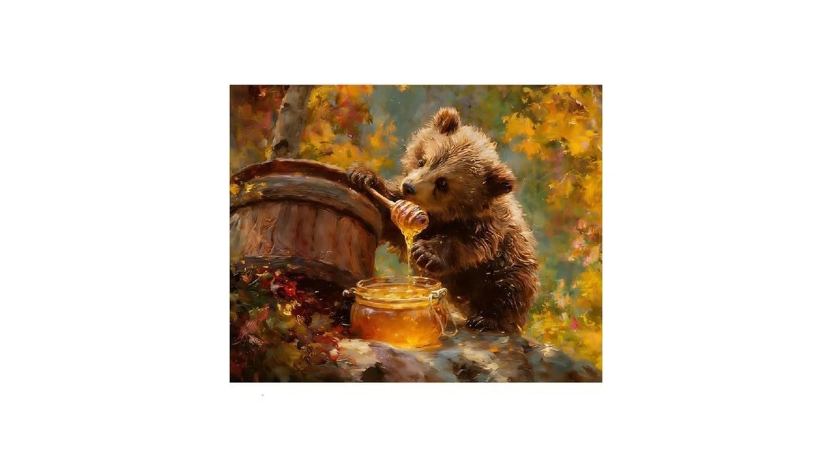 Xtcixal Paint By Numbers Kit For Adults Beginners, Bear Paint