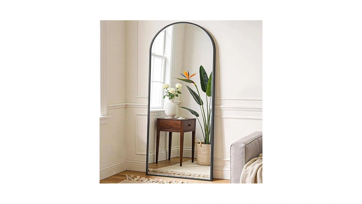 Olixis 64"x 21.5" Arched Mirror Full Length, Full Body Mirror