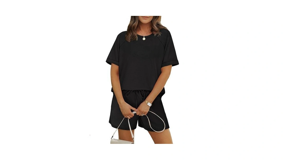 Wiholl Two Piece Sets For Women 2 Piece Lounge Short
