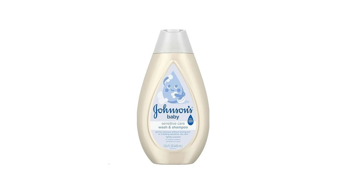 Johnson's Sensitive Care Baby Wash & Shampoo, Daily Moisturizing 2-in-1