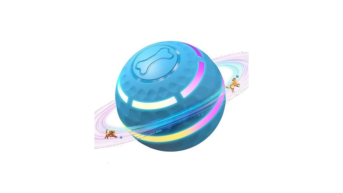 Apasiri Interactive Dog Toys: Automatic Moving Dog Balls With Led