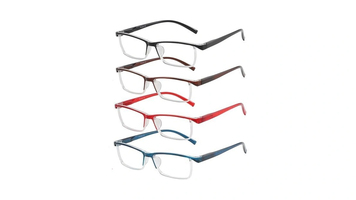 Przene Reading Glasses For Men Women Blue Light Blocking Rectangle