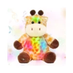 Cuteoy Musical Plush Giraffe Stuffed Animal Glowing Led Light-up Nightlight