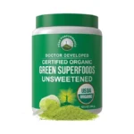 Peak Performance Unsweetened Organic Greens Superfood Powder. Super Greens Powder