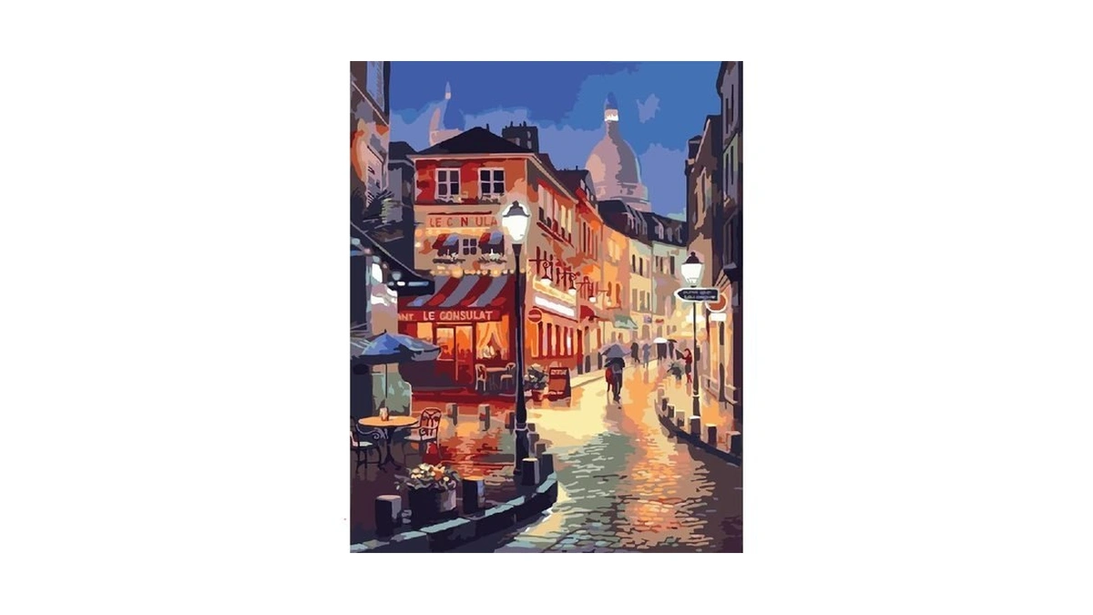 Quitedew Paint By Number Kits For Adults,city Paint By Number