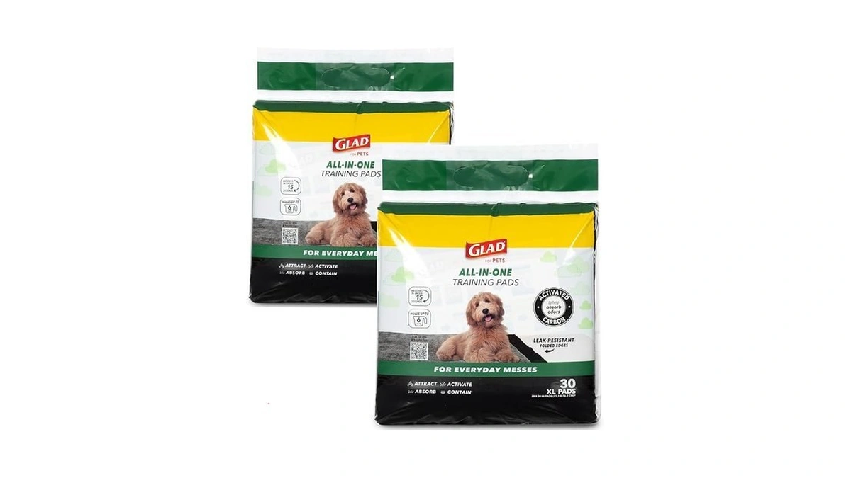 Glad For Pets Extra Large Charcoal Training Pads For Dogs