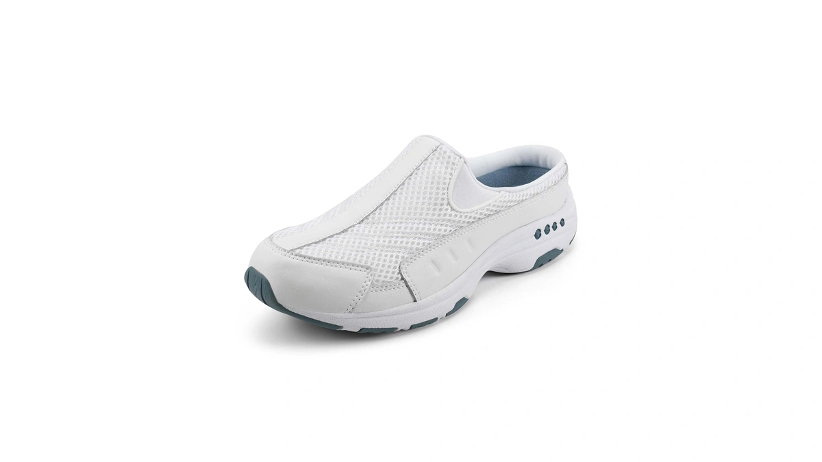 Easy Spirit Traveltime Women's Slip On, 11 C/d Us, White-light