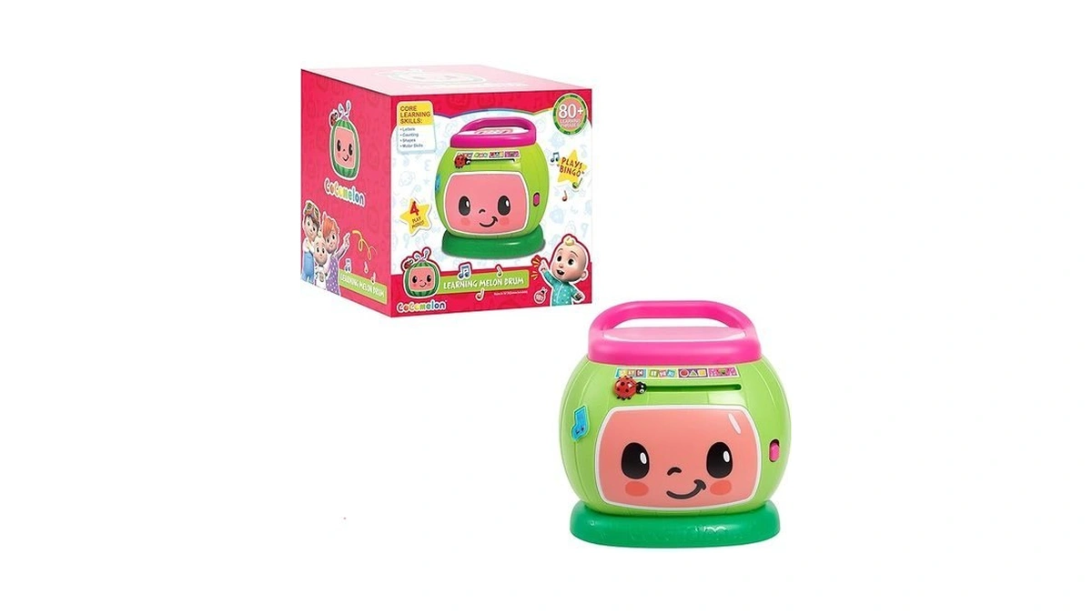 Cocomelon Learning Melon Drum Interactive Lights And Sounds, Learning And