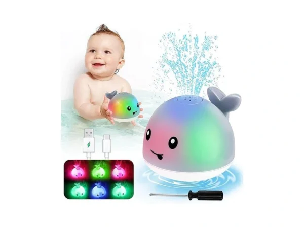 Toddla Whale Bath Toy Sprinkler - Water Pool Toys For