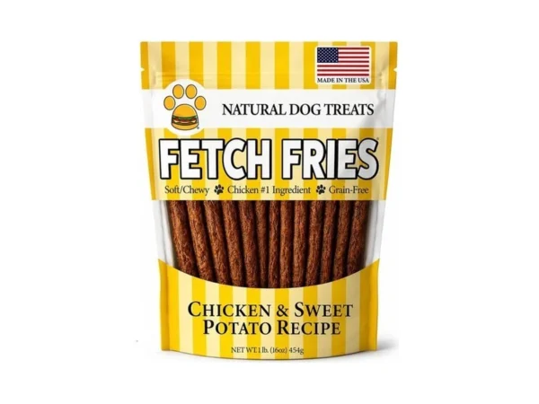 Fetch Fries Chicken And Sweet Potato Dog Treats, Soft Chicken