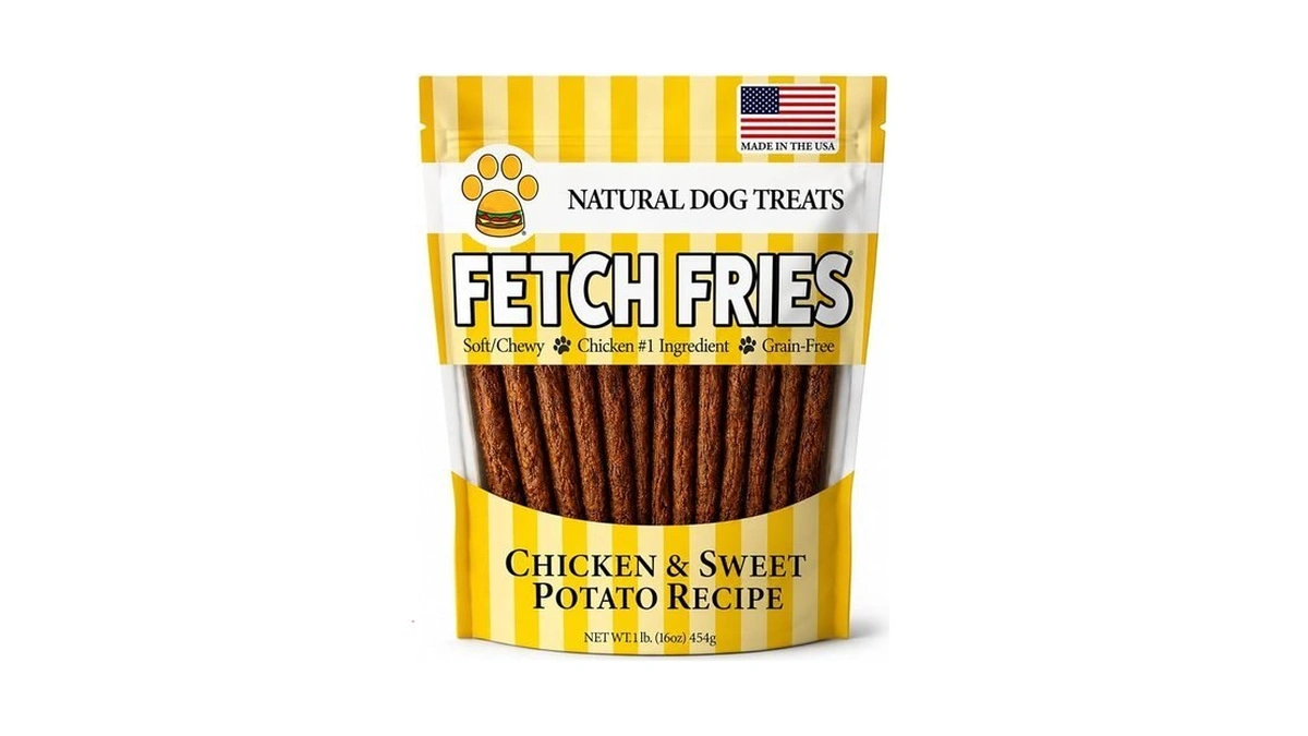 Fetch Fries Chicken And Sweet Potato Dog Treats, Soft Chicken