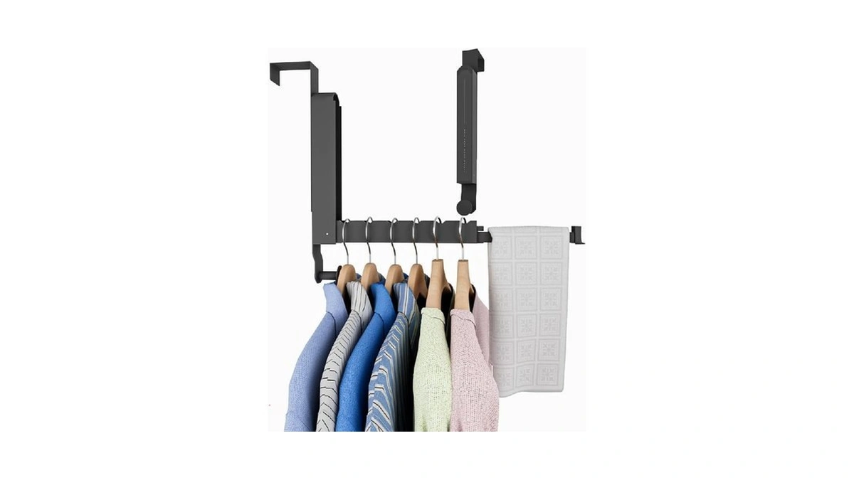 Goffing Over The Door Drying Rack, Foldable Portable Over The