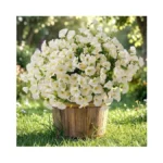 Bakkiet Artificial Flowers For Outdoors, 12 Bundles Fake Plants For