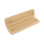 Ciieeo Wooden Single Pen Case For Desk Storage - Rectangular