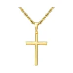 Sweetv 18k Gold Over 925 Sterling Silver Cross Necklace For