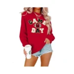 Floyu Football Sweatshirts For Womens Game Day Sweatshirt Sunday Funday