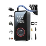Powools Tire Inflator Portable Air Compressor - 3x Faster Inflation