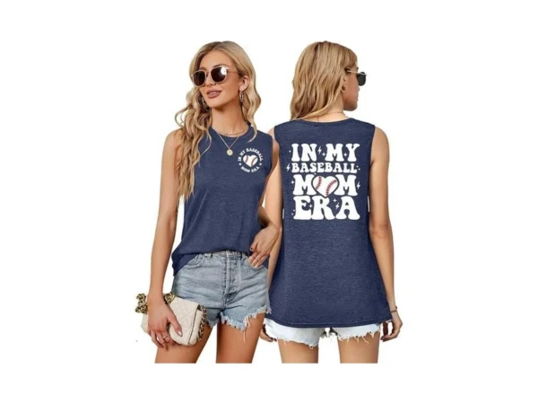 Yi Xiang Ran Baseball Mom Shirts Women In My Baseball