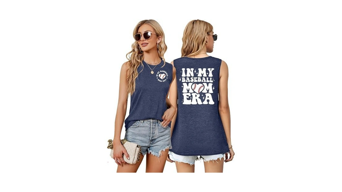 Yi Xiang Ran Baseball Mom Shirts Women In My Baseball