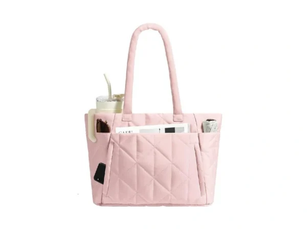 Chunli Laptop Tote Bag For Women 15.6 Inch, Quilted Work