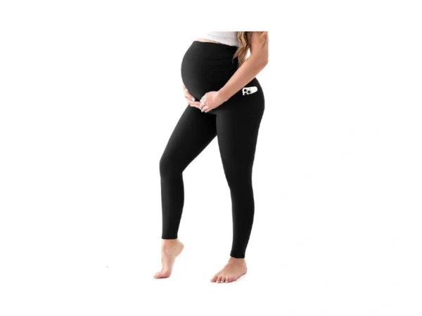 Walifrey Women's Maternity Leggings With Pockets Over The Belly,pregnancy Yoga