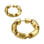 Aimétte Monette 18k Gold Plated Stud Earrings For Women Trendy,