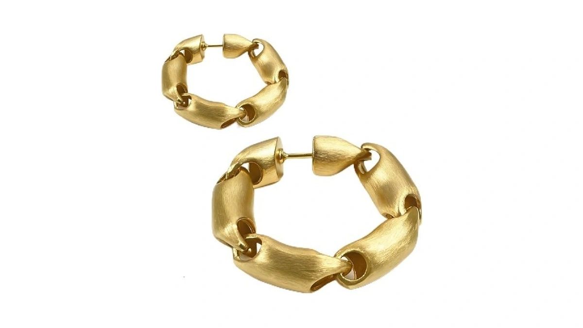 Aimétte Monette 18k Gold Plated Stud Earrings For Women Trendy,