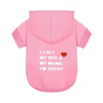 Comfortable Polycotton Dog Hoodie: Soft, Lightweight Puppy Vest For Small