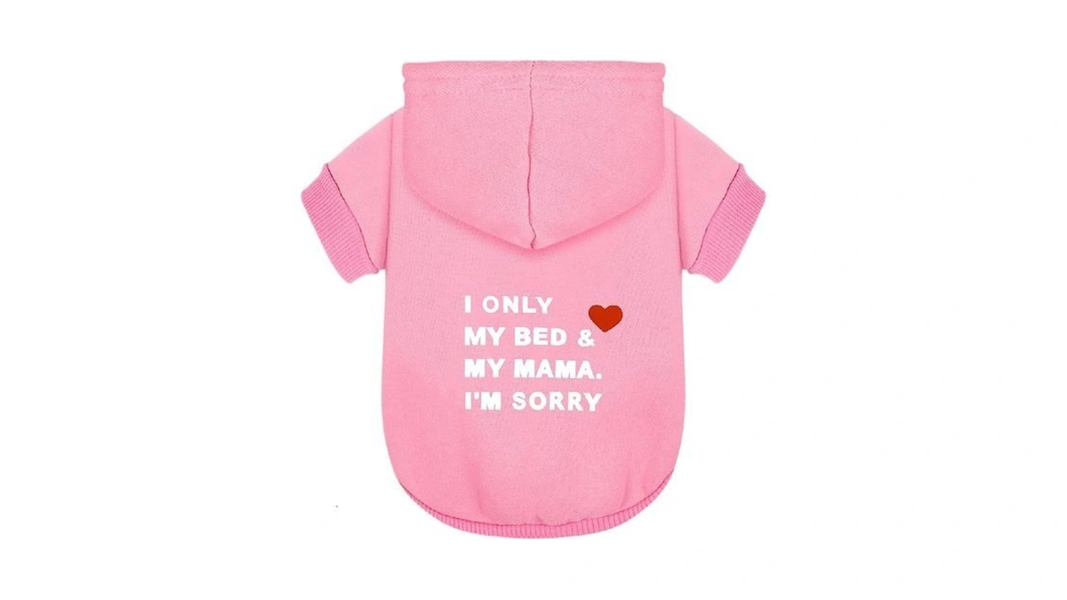 Comfortable Polycotton Dog Hoodie: Soft, Lightweight Puppy Vest For Small