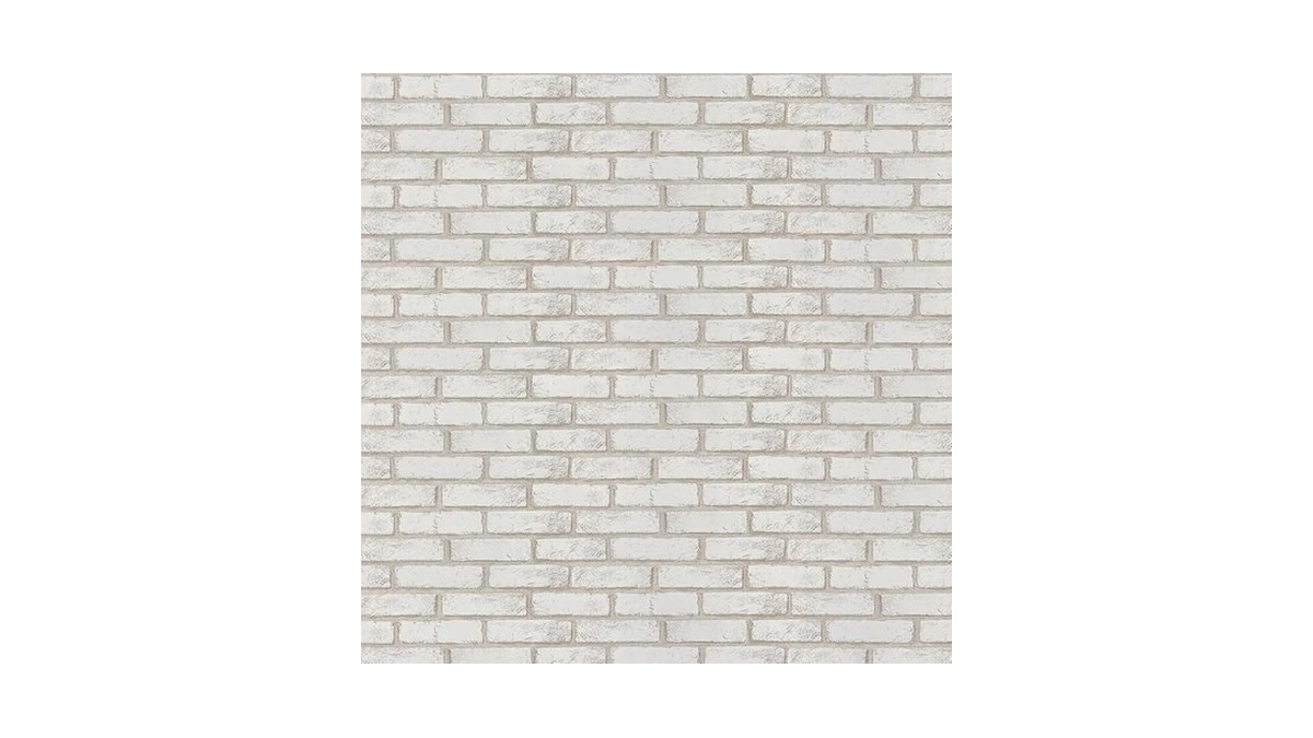 Timeet Beige White Brick Peel And Stick Wallpaper 17.7"×118.11" Faux