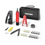Ampcom Ethernet Crimping Tool Kit 9-in-1 Pass Through Rj45/rj11 Network