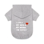 Comfortable Polycotton Dog Hoodie: Soft, Lightweight Puppy Vest For Small