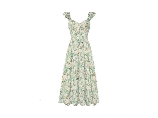 Women Maxi Floral Corset Dress,milkmaid Sundress,spring Dresses For Women 2026