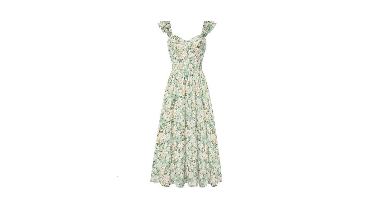Women Maxi Floral Corset Dress,milkmaid Sundress,spring Dresses For Women 2026